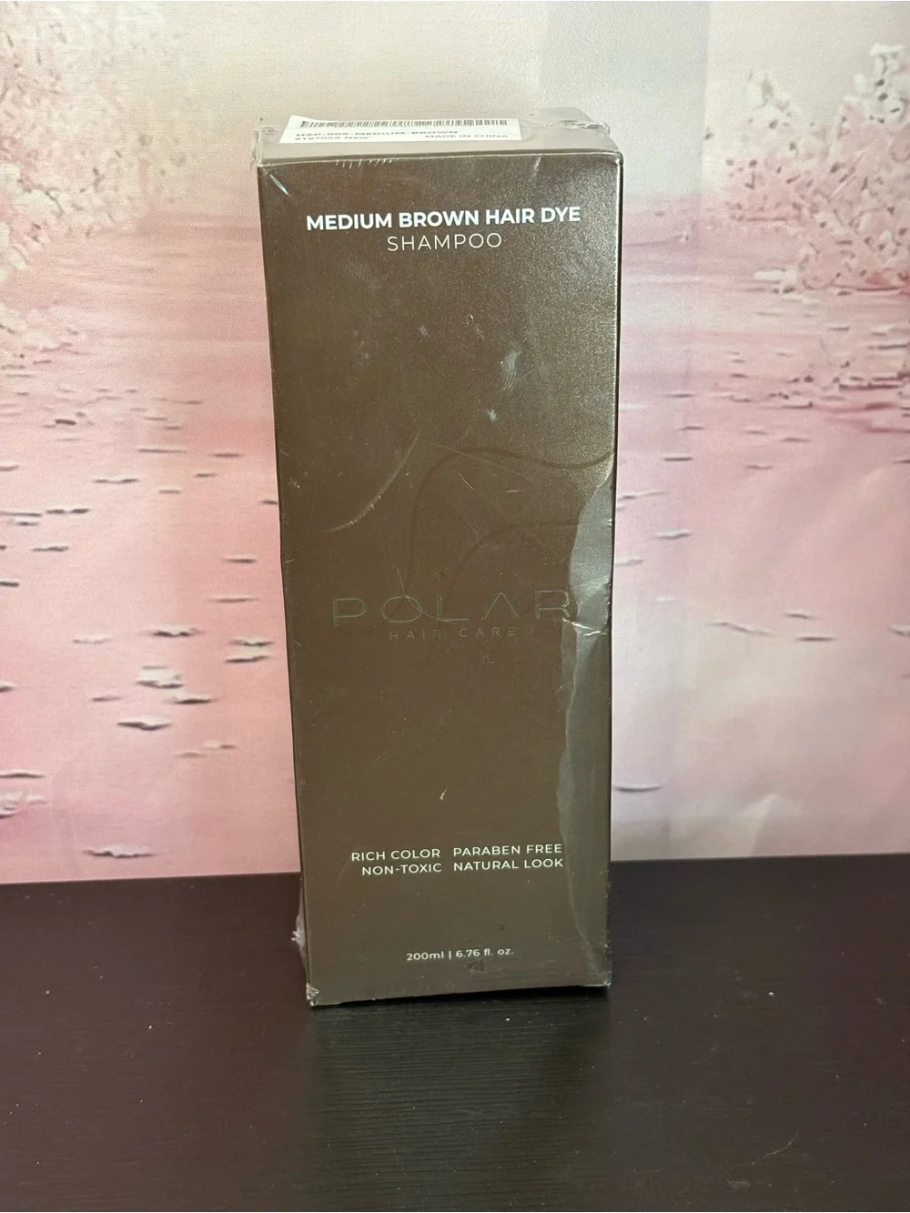 Polar Hair Care shampoo medium brown hair dye 200 ml/ 6.76 oz. New.